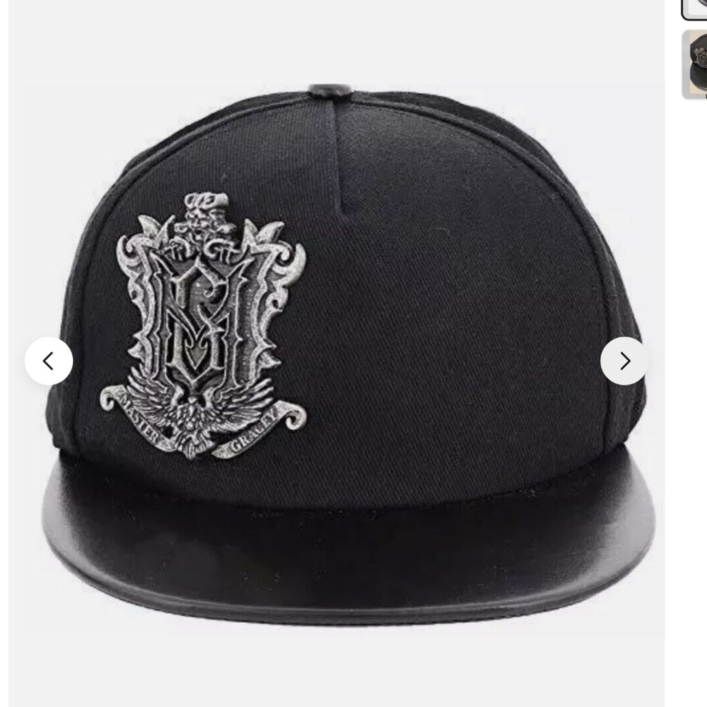 NEW Authentic Disney Parks Haunted Mansion Master Gracey Black Baseball …